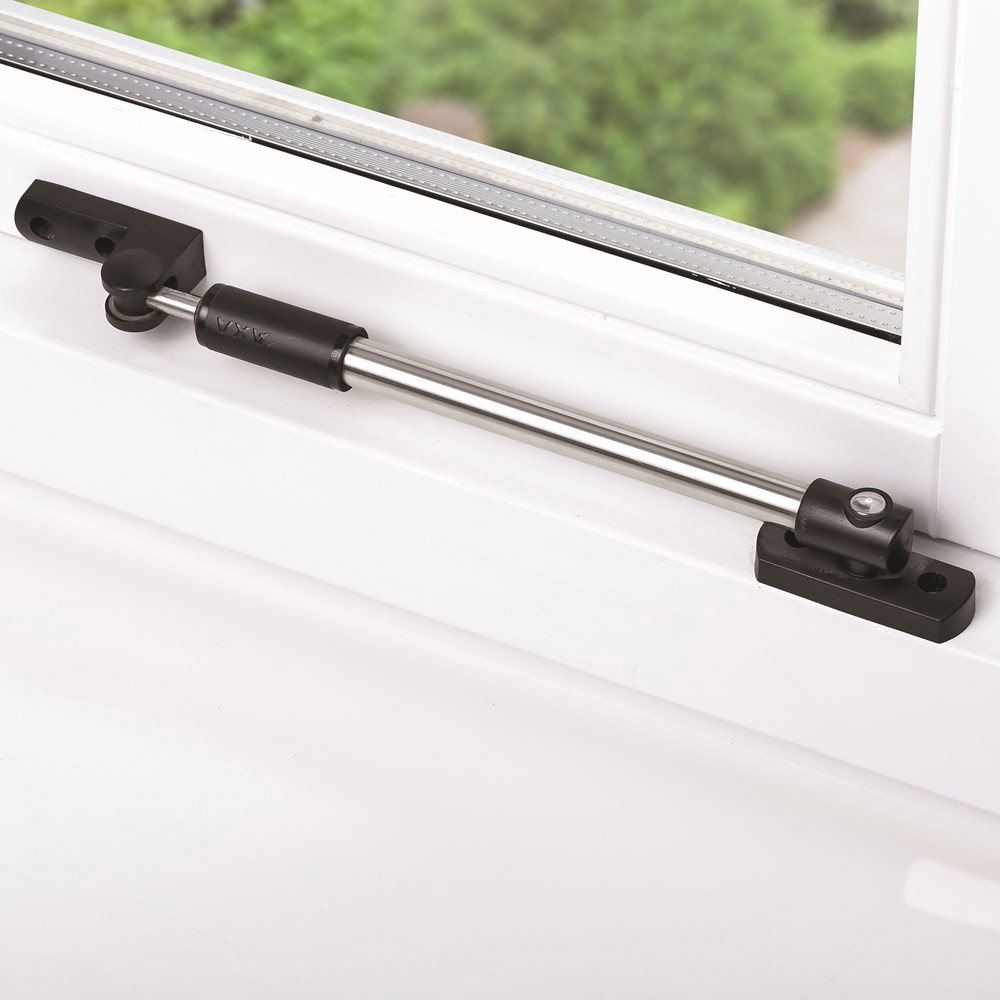 telescoop uitzetter rvs/zwart axa-4