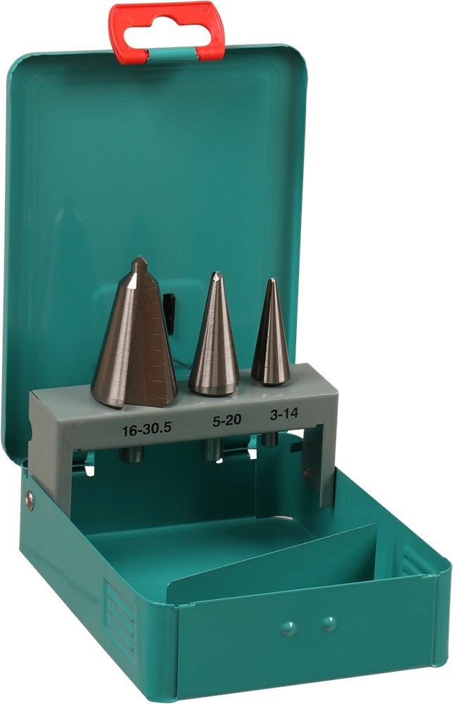 Plaatborenset Conisch Hss Kelfort - 3-DELIG 3-14 /5-20/ 16-30.5MM
