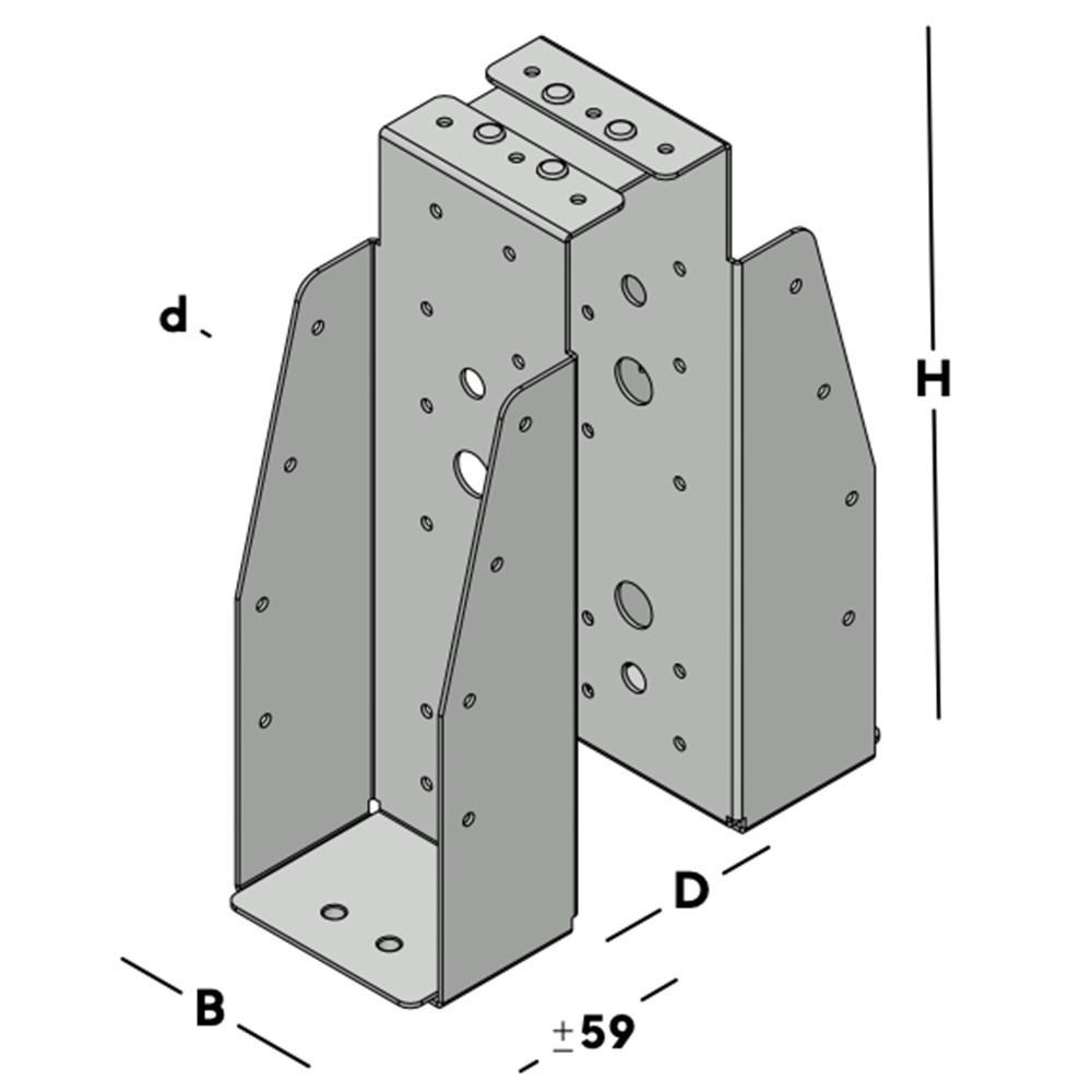 balkdrager gbs dubbel sv-3