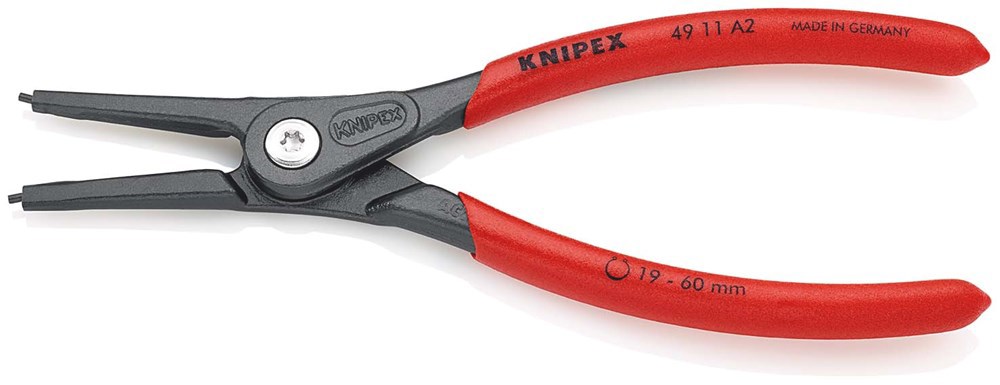 Borgringtang Recht Knipex - 4911-A2 / Ø19- 60MM