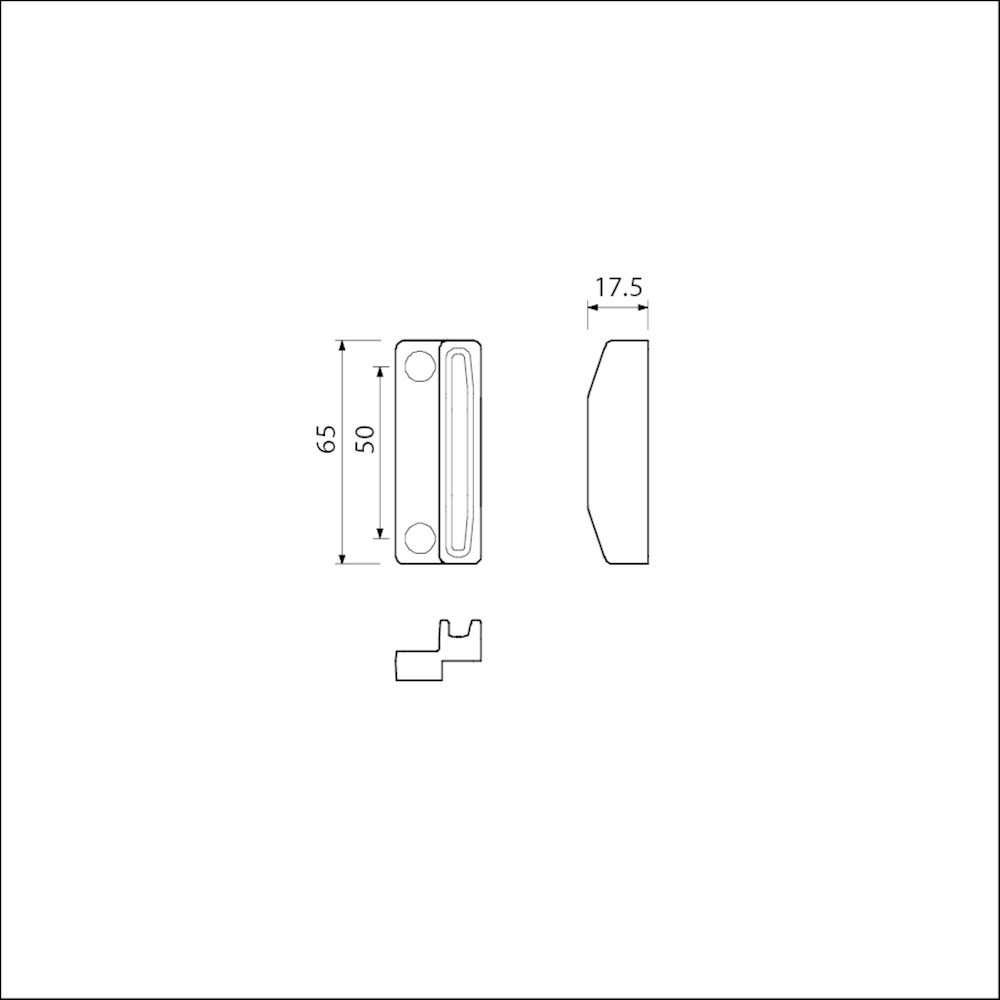 sluitplaat zamac ami-3