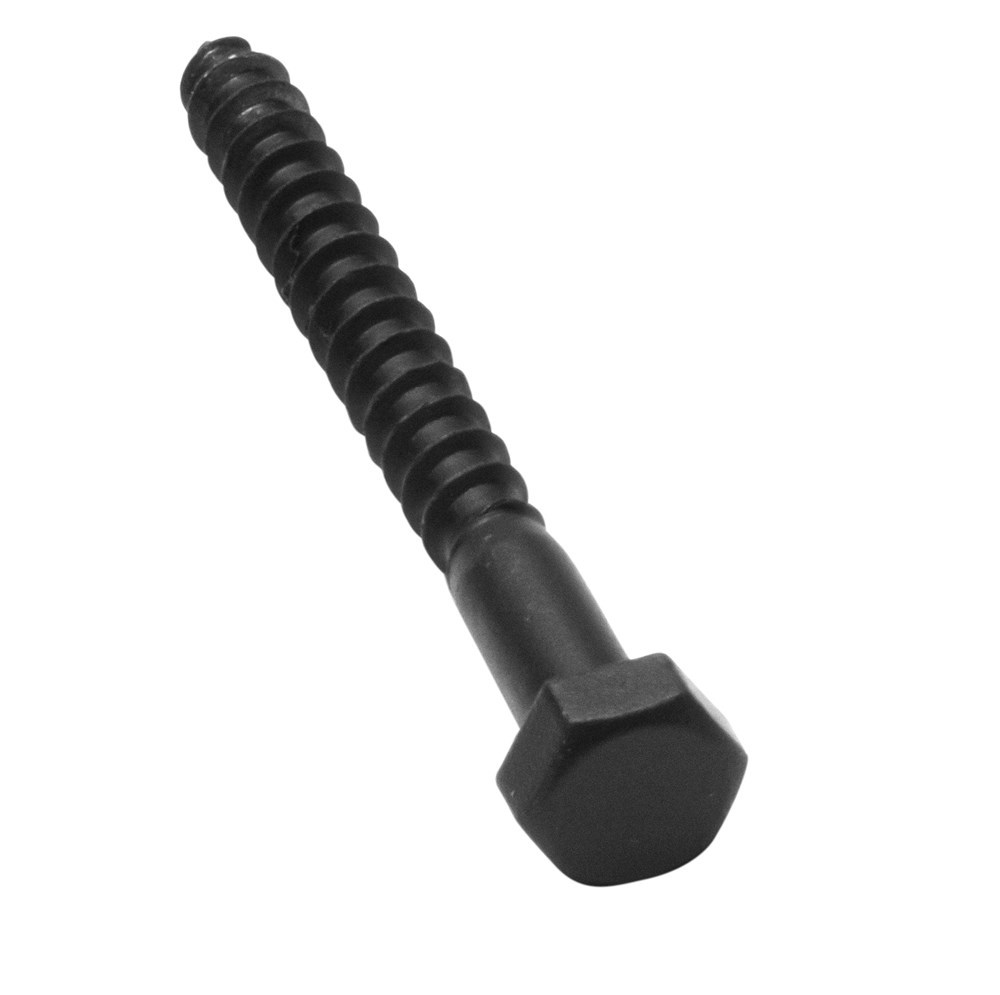 houtdraadbout zwart verzinkt 4.8