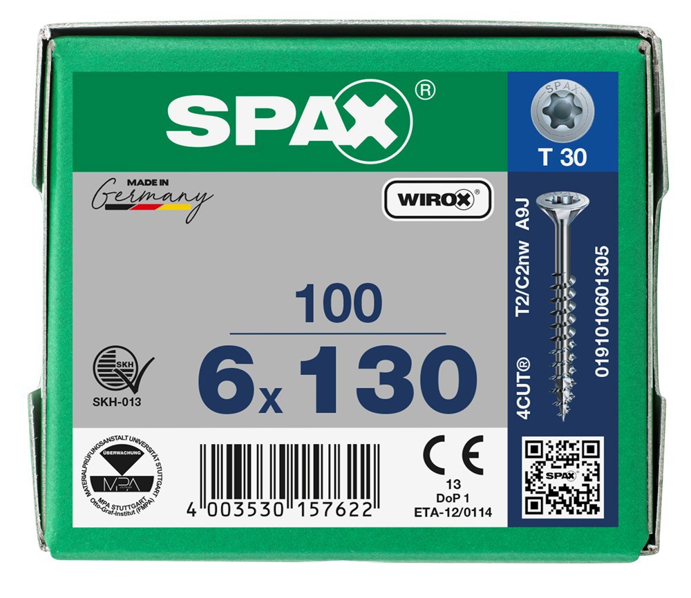 spaanplaatschroef wirox spax-6