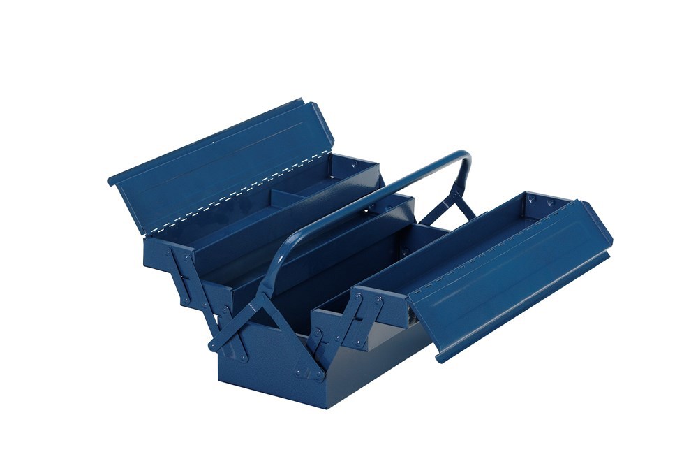 Gereedschapskist Staal Blauw Wesma - 205N 5 VAKKEN