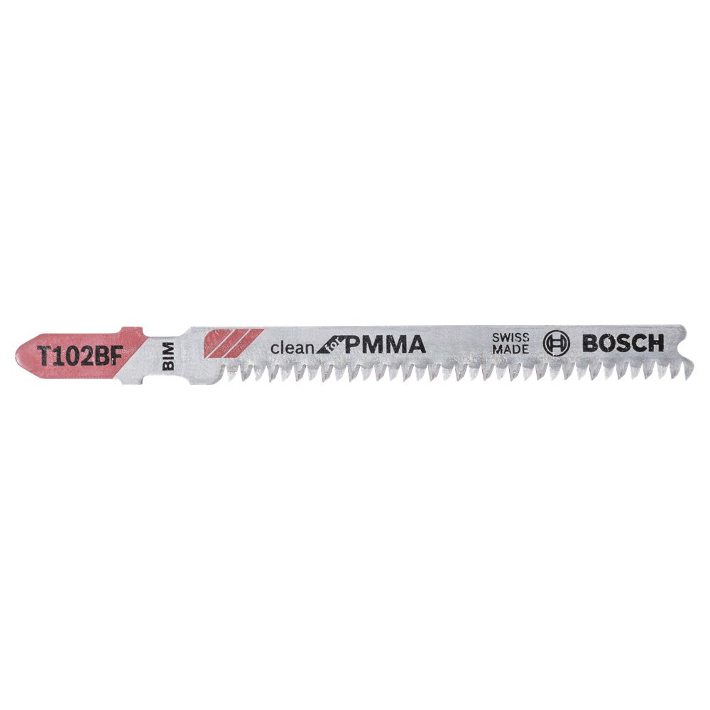 Decoupeerzaagblad Bosch Clean For Pmma - T102BF 92MM SET à 3 ST
