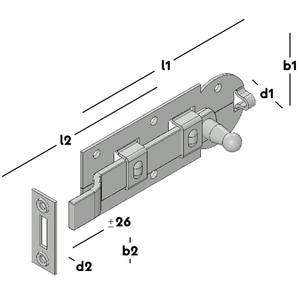 rolschuif met bocht elvz-3