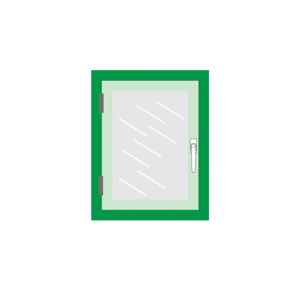 raamkruk recht aluminium f1 axa-3