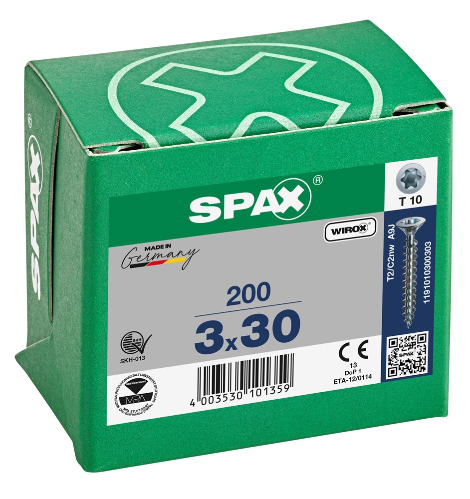spaanplaatschroef wirox spax-4