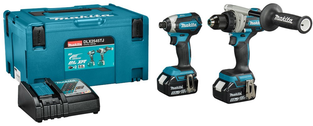 Accu Combiset Makita 5.0Ah/18.0V - DLX2545TJ 18.0V + 2 ACCU'S