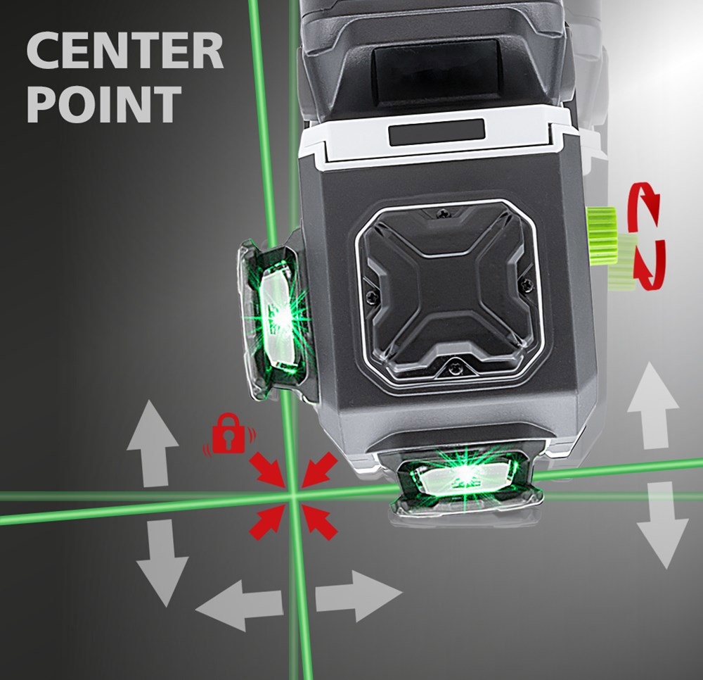 accu kruislijnlaser groen laserliner-8