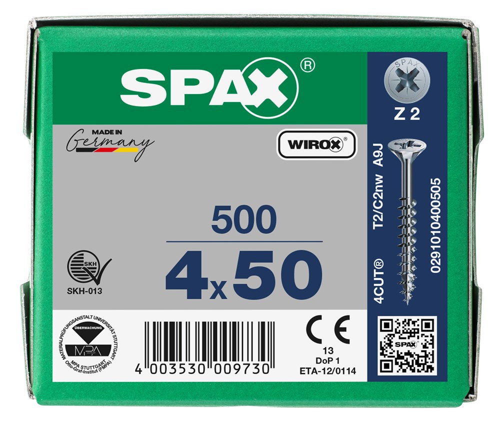 spaanplaatschroef wirox spax-6