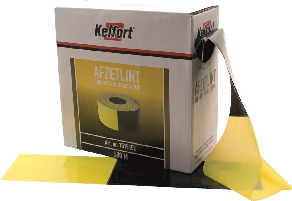 afzetlint zwart/geel kelfort-5