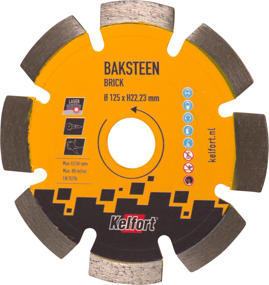 Diamantzaagblad Droog Kelfort - 125X22.23MM