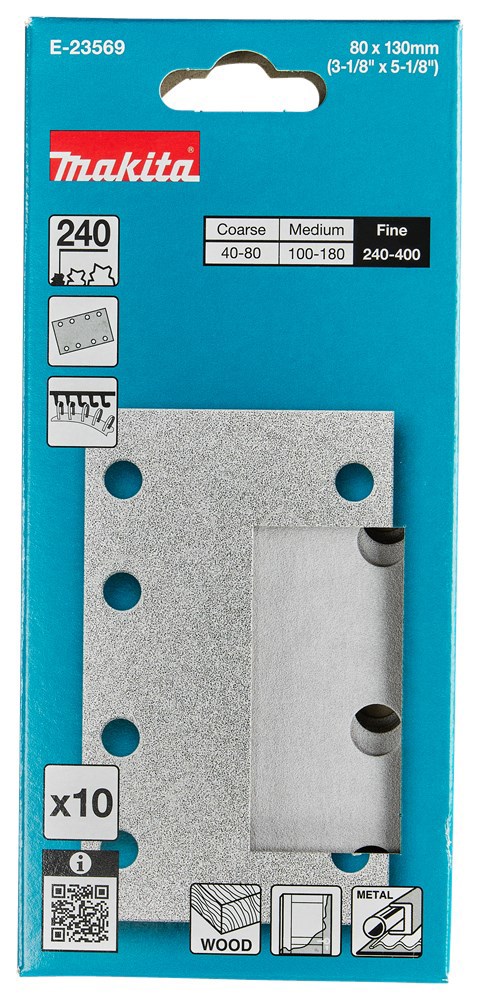 schuurstrook wit velcro makita-5