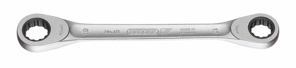 Ringratelsleutel Dubbel Gedore - 4R 16X17MM
