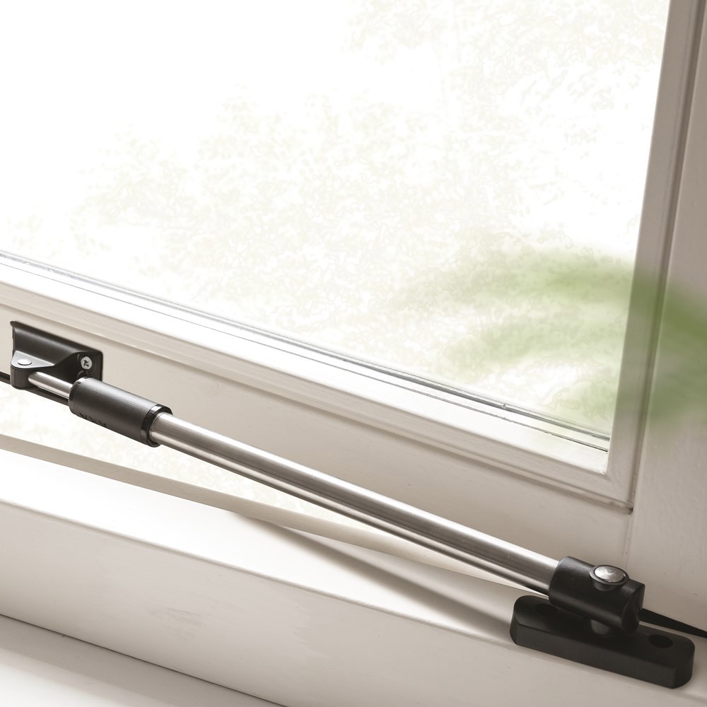 telescoop uitzetter rvs/zwart axa-4