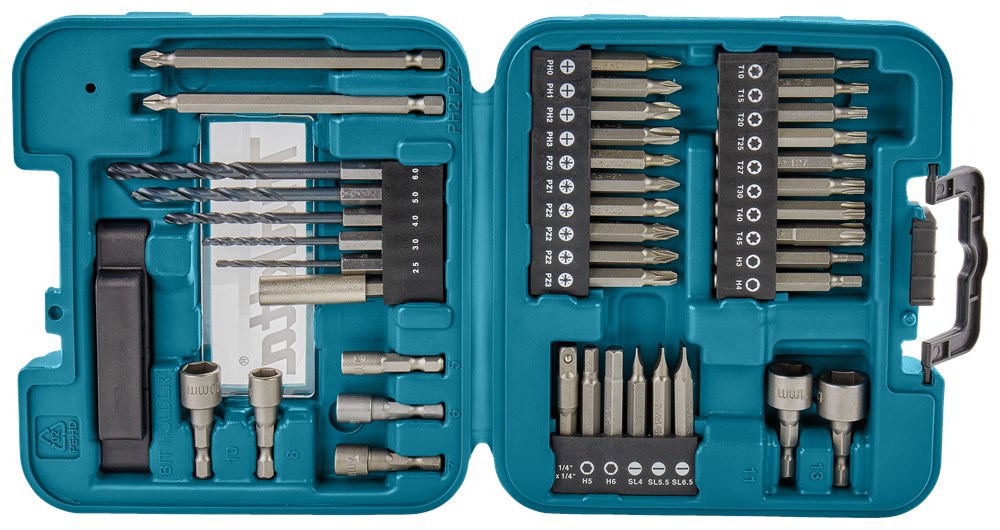 boor-/schroefbitset makita-6