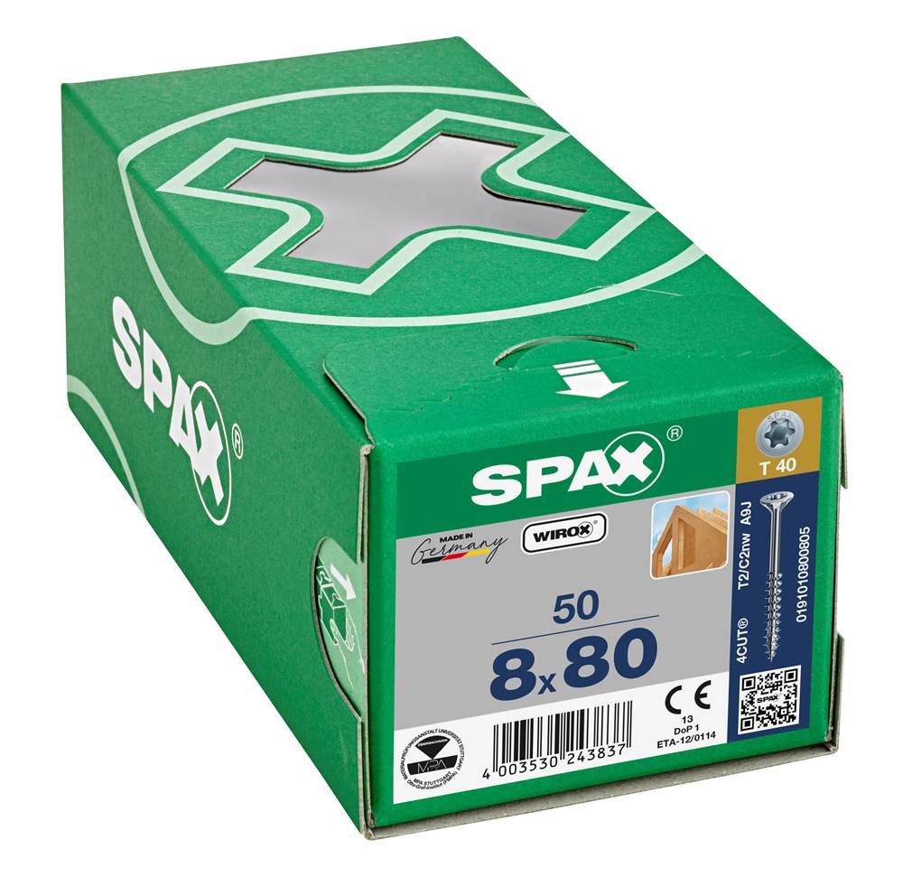spaanplaatschroef wirox spax-4