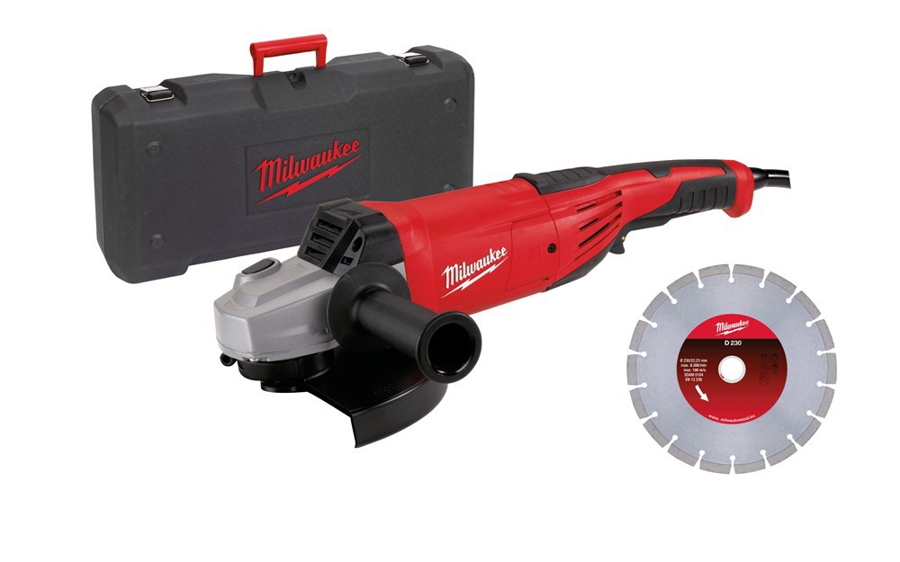 Haakse Slijper Milwaukee 230Mm - AG 22-230 E D-SET