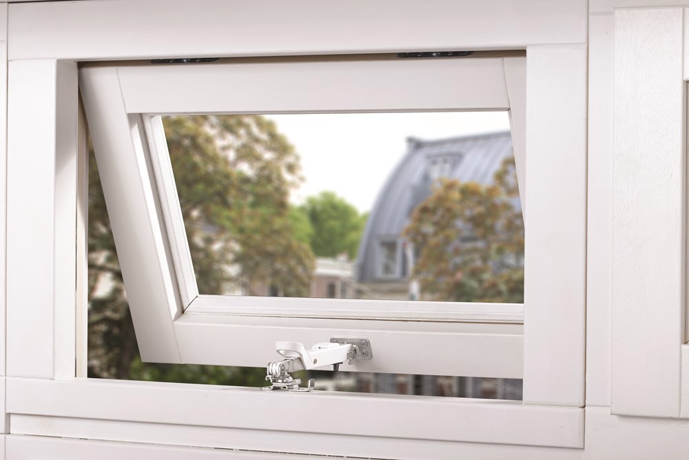 combi-raamuitzetter wit axa-5