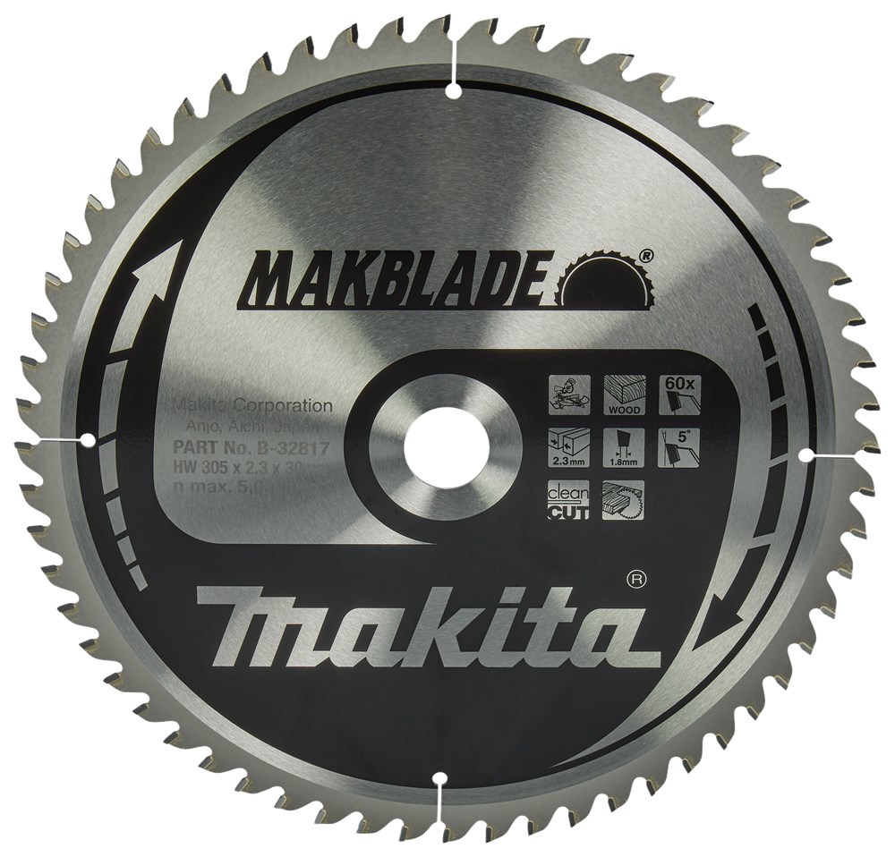 Cirkelzaagblad Hm Makita - 305X2.3X30MM 60T ATB