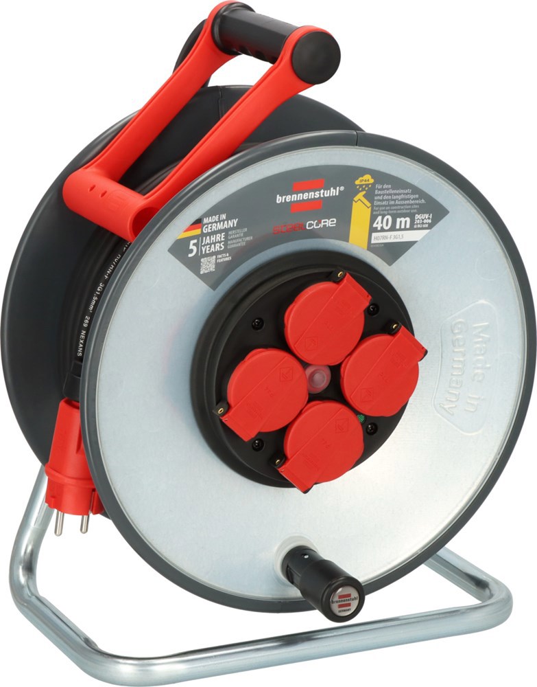 Kabelhaspel Neopreen Brennenstuhl - 3X1.50MM2  40M  IP44