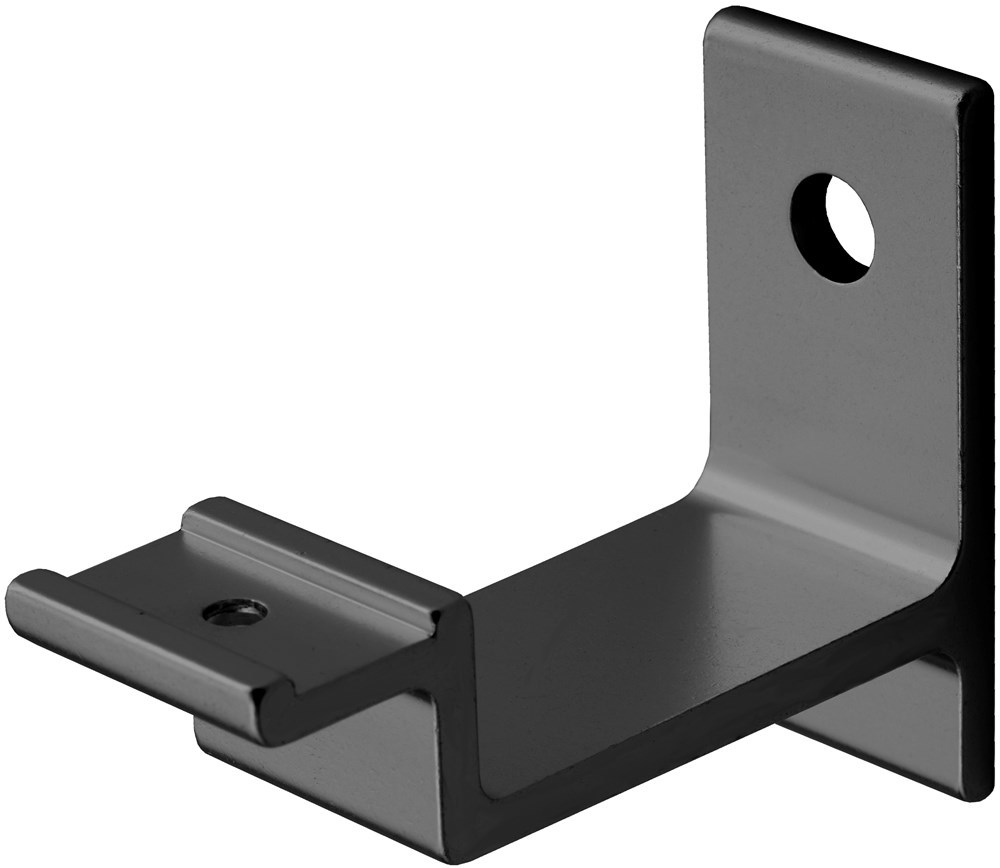 leuninghouder aluminium matzwart hermeta