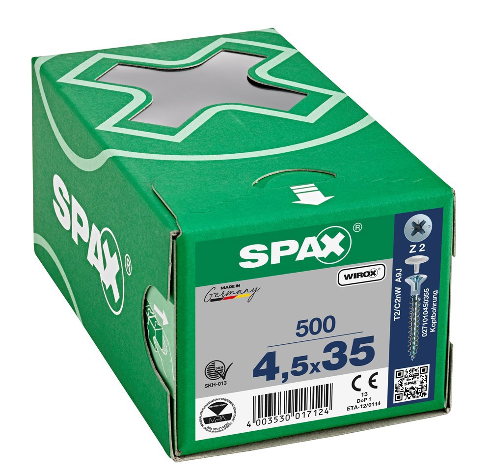 spaanplaatschroef wirox spax-4