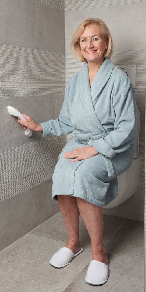 wandbeugel kunststof wit secucare-4