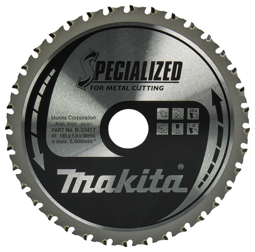 Cirkelzaagblad Hm Makita - 185X1.9X30MM 36T ATB