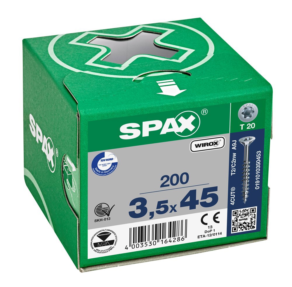 spaanplaatschroef wirox spax-4