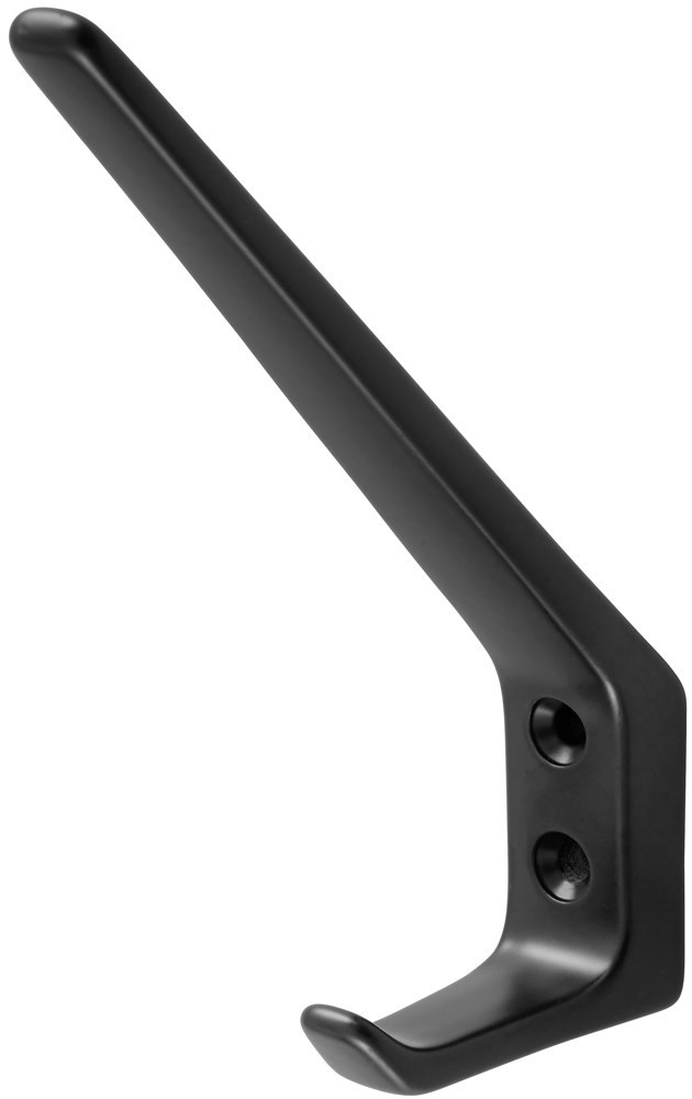 Hoed-/Jashaak Aluminium Zwart Hermeta - 0030-70 87X128MM