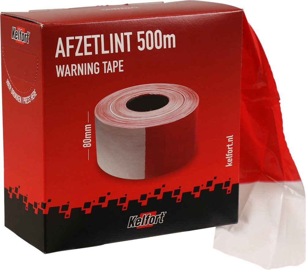 afzetlint rood/wit kelfort-3