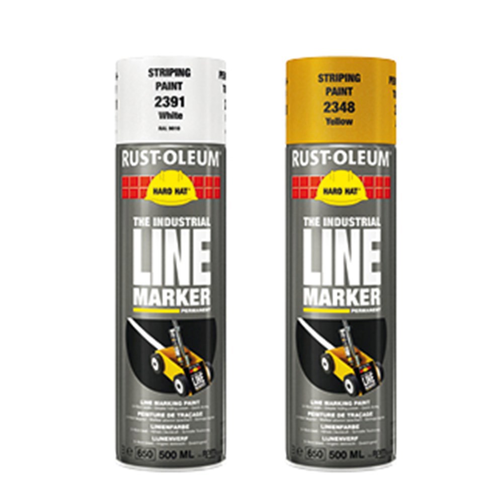 markeerverf lijnen hardhat wit