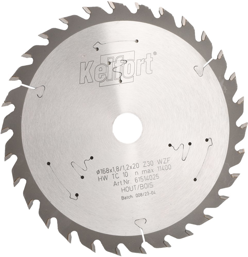 Cirkelzaagblad Hm Kelfort - 168X1.8X20MM 30FWS