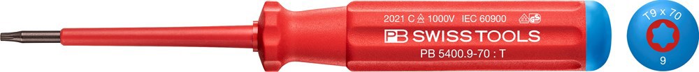Schroevendraaier Torx Pb Swiss Tools - PB 5400.9-70 T9