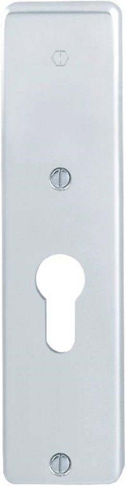 Kortschild Aluminium F1 Hoppe - 202KP PC55MM Z.KRUKGAT