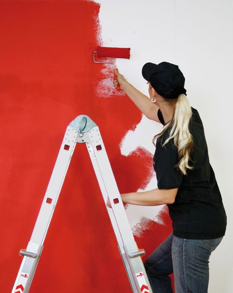 vouwladder telescoop alu.ongecoat waku-7