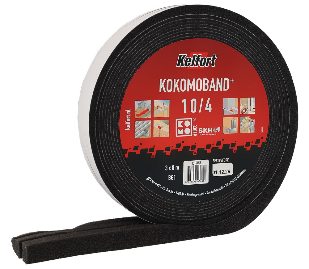 kokomoband zwart kelfort