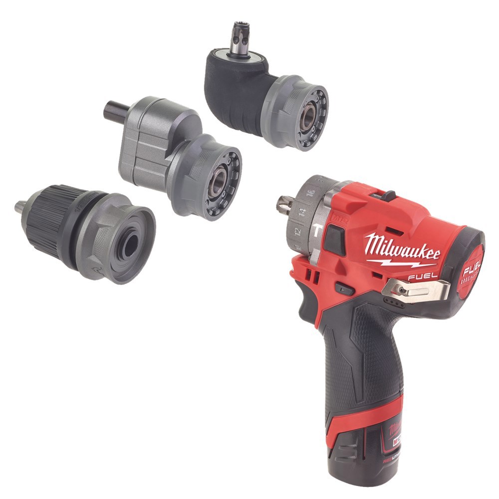Accu Klopboor-/ Schroefmachine Milwaukee - M12 FPDXKIT-202X 12.0V