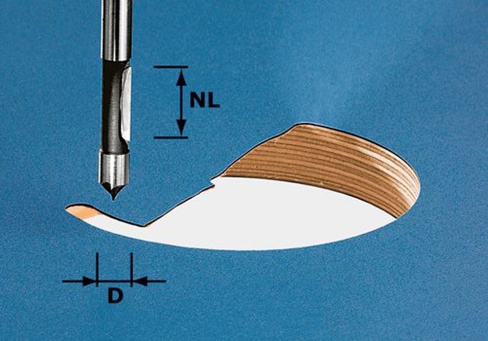 Boorfrees Hardmetaal Festool - HW S8 D8/19