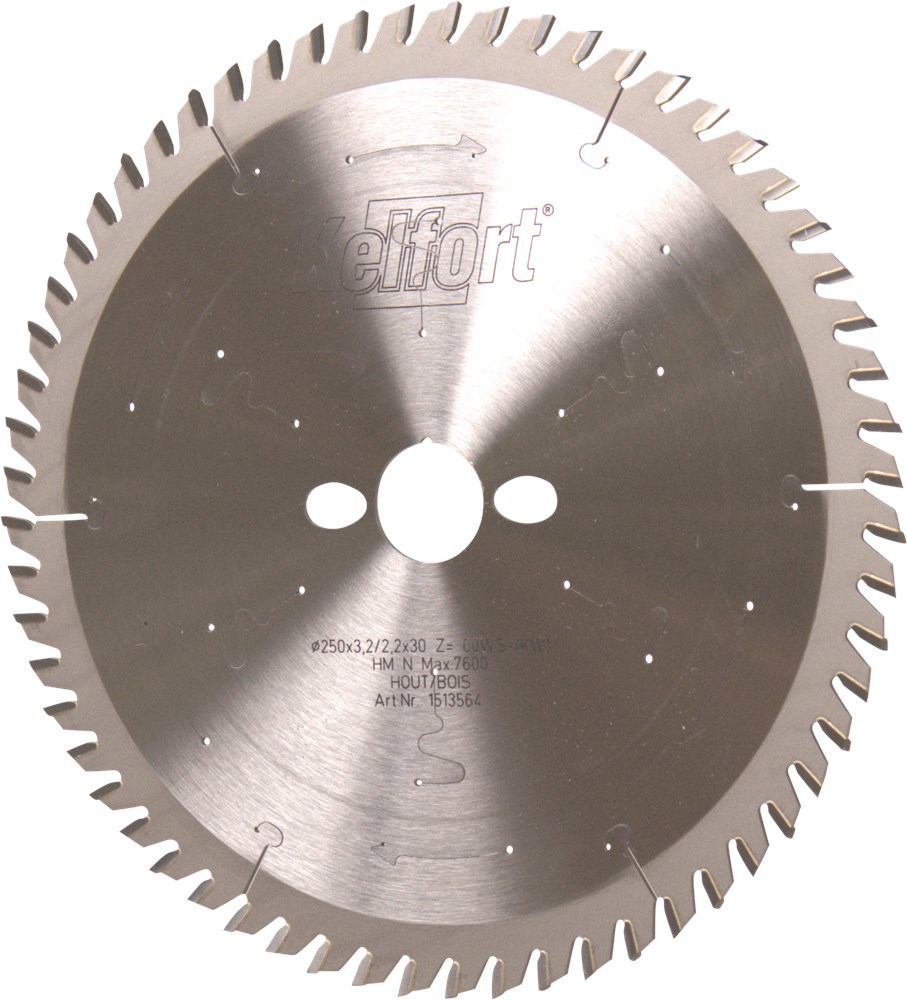 Cirkelzaagblad Hm Kelfort - 250X3.2X30MM 60WS