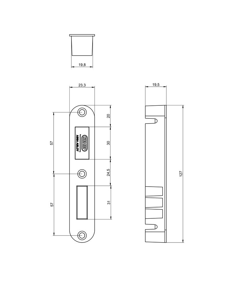 sluitplaat zwart nemef-3
