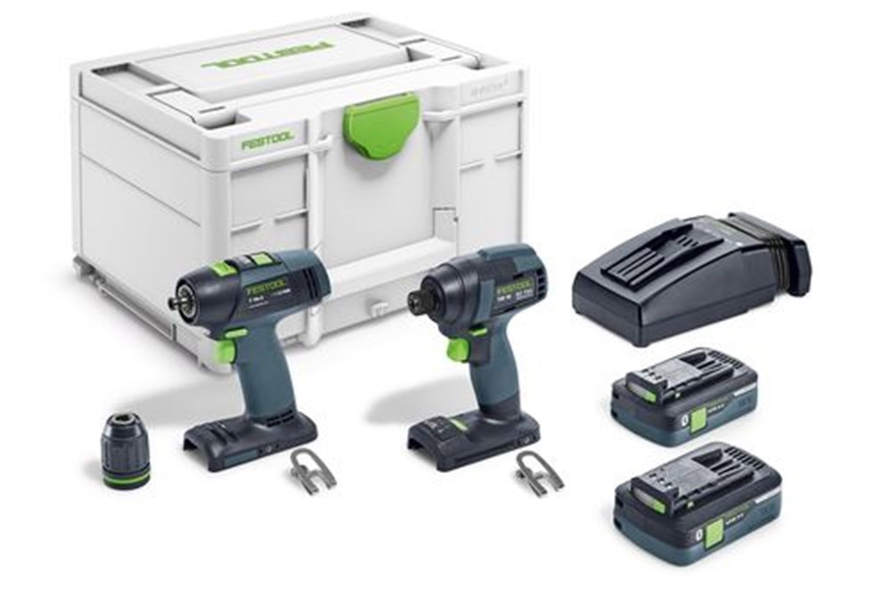 Accu Combiset Festool 4.0Ah/18.0V - TID18 HPC4.0 I-SET T18