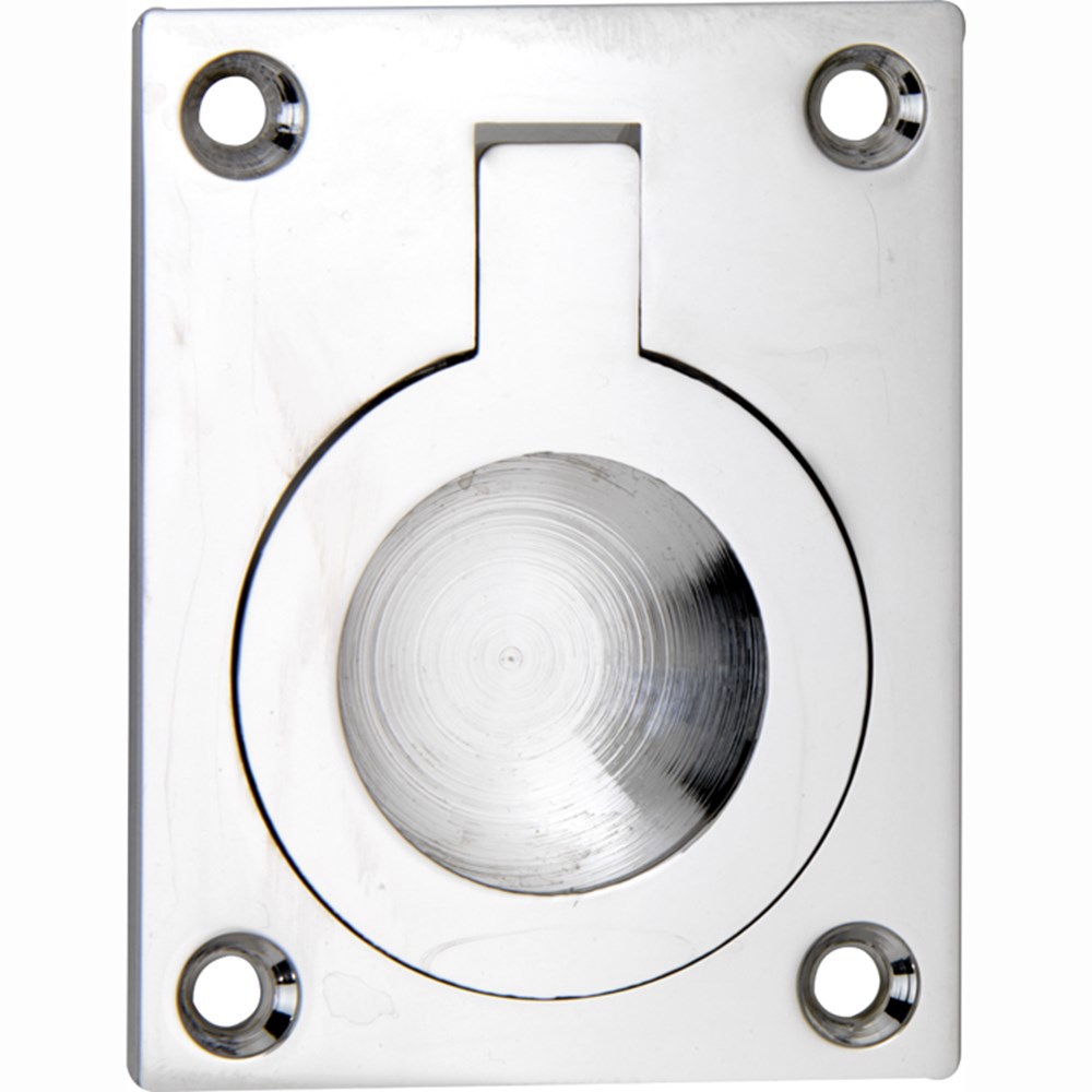 Luikring Messing Glans Nikkel - 6906 60X47X10MM