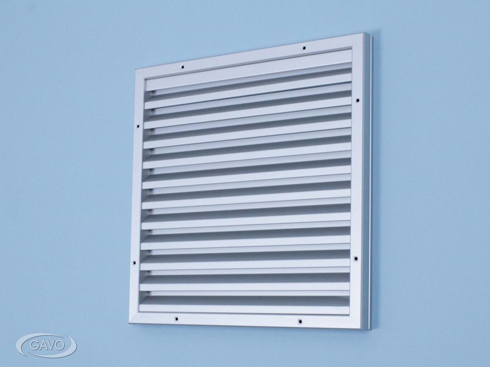 Lamellenrooster Aluminium Geanodiseerd - 425X425MM (BXH)