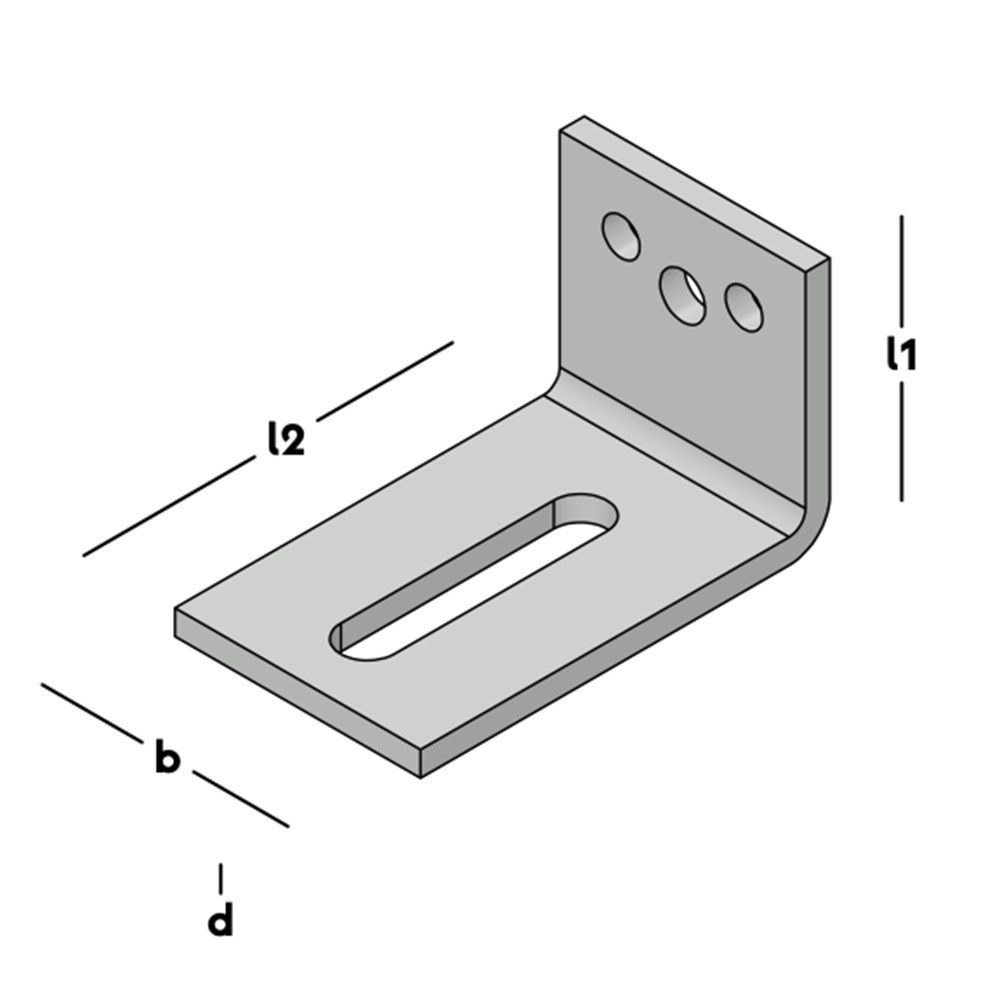 hoekanker zwaar zonder ril sv-3