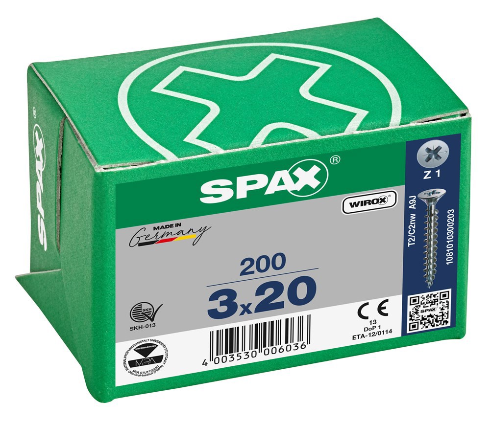 spaanplaatschroef wirox spax-4