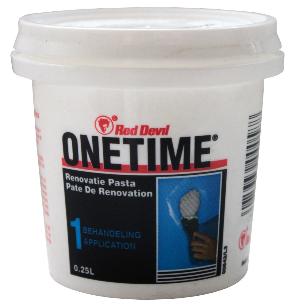 renovatiepasta one time red devil