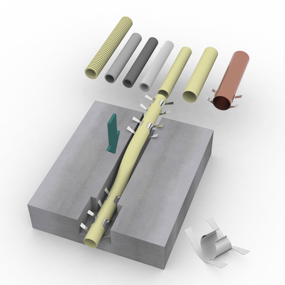 buisklem universeel rvs-4